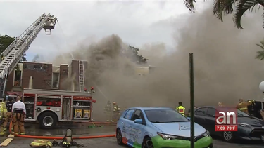 incendio devora cuatro apartamentos en broward