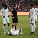 El delantero Kylian Mbappé tras marcar un gol y lastimarse en el partido contra Turquía por la Liga de Naciones, el viernes 25 de septiembre de 2026, en Izmit, Turquía. (AP Foto/Khalil Hamra)