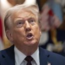 El presidente estadounidense Donald Trump habla en una reunión del gabinete en la Casa Blanca, el martes 26 de agosto de 2025, en Washington. (AP Foto/Mark Schiefelbein)