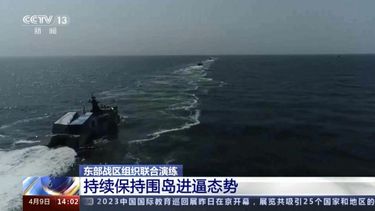 china despliega fuerza militar ante taiwan