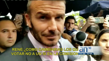 habla en exclusiva ante las camaras de america noticias, david beckham