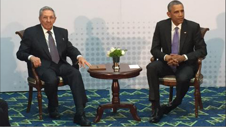 OBAMA RAUL CASTRO panama