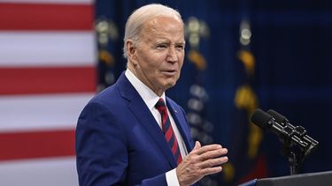 ARCHIVO - El presidente estadounidense Joe Biden habla en un evento en Raleigh, Carolina del Norte, el 26 de marzo de 2024. (AP Foto/Matt Kelley, Archivo)