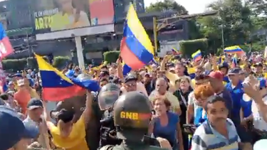 oposicion venezolana comienza protestas en varias ciudades de venezuela en vispera de asuncion presidencial