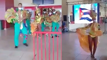 a bailar y a gozar, que llegaron los fulas: asi fueron recibidos en varadero los primeros turistas extranjeros en siete meses