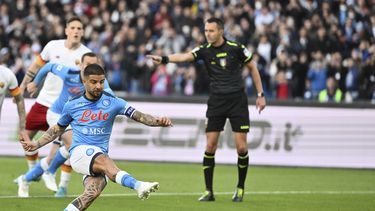 Un emocional Insigne tras empate del Napoli 1-1 con la Roma