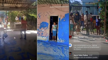 regimen castrista intenta desalojar a activista anyell valdes cruz y terminan vandalinzado su casa