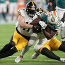 Los Dolphins se aferran a un triunfo 16-10 ante Steelers