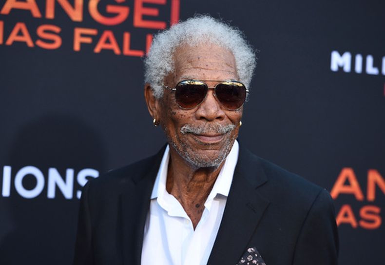 ARCHIVO - Morgan Freeman aparece en el estreno de Angel Has Fallen en Los Ángeles el 20 de agosto de 2019. (Foto Jordan Strauss/Invision/AP, archivo)