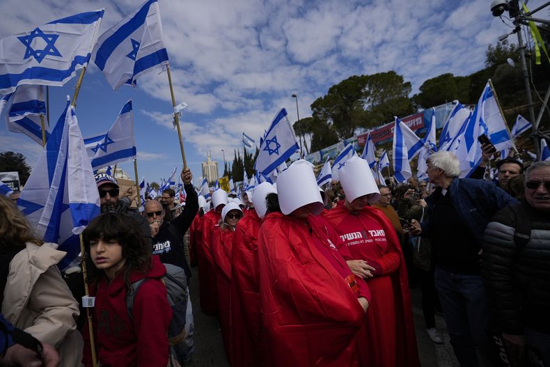 MOR-GEN ISRAEL-PROTESTAS