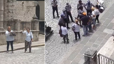 detenidos familiares de presos del 11j por exigir su liberacion ante la catedral de la habana