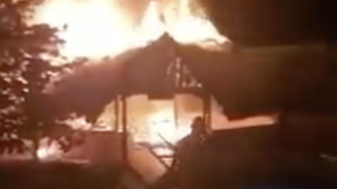 incendio destruye centro recreativo militar en matanzas
