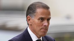 Hunter Biden llega a una corte federal, el jueves 6 de junio de 2024, en Wilmington, Delaware. (AP Foto/Matt Slocum)