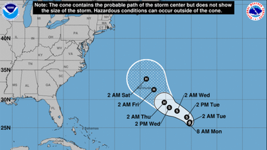 se forma nueva depresion tropical en el atlantico