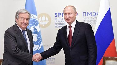 secretario general de la onu se reune con putin en moscu