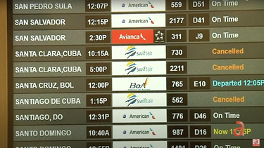 cancelan 45 vuelos entre miami y cuba por el paso el huracan ian