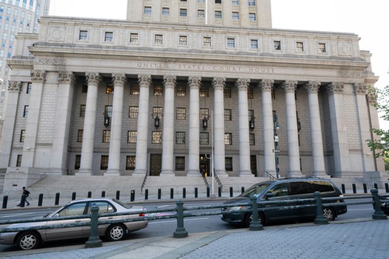 Edificio del tribunal Thurgood Marshall, en Foley Square, el 7 de octubre de 2020, en Nueva York. (Foto AP/Mark Lennihan, Archivo)
