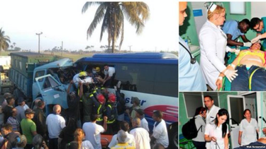 un muerto y 34 lesionados por accidente de transito en oriente cubano