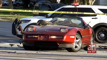 el conductor de un corvette muere en terrible accidente en miami gardens
