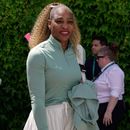 La estadounidense Serena Williams arriba al All England Club para una sesión de entrenamiento antes de su partido de primera ronda ante la australiana Maya Joint en Wimbledon el martes 30 de junio del 2026. (AP Foto/Brian Inganga)