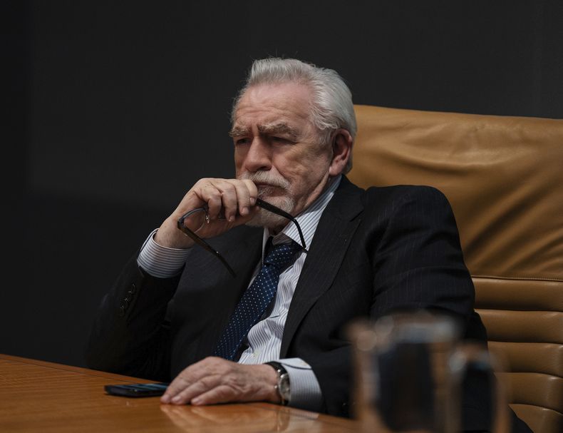 Brian Cox como Logan Roy en una escena de la serie Succession en una imagen proporcionada por HBO. (HBO vía AP)