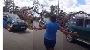 diaz-canel casi atropella con su bmw a residentes de un pueblo en pinar del rio que pedian ayuda