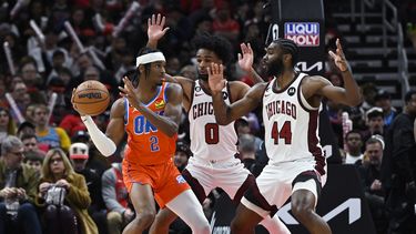 Thunder se impone 124-110 a Bulls con 25 puntos de Giddey