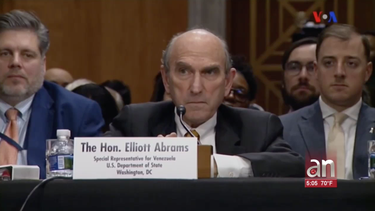 bob menendez a elliot abrams ¿usted o algun oficial de la administracion ha discutido el futuro de maduro con el regimen cubano?