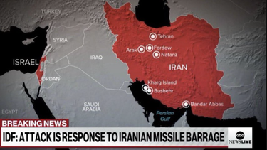 israel lanzo un ataque dentro de iran, dice un funcionario estadounidense