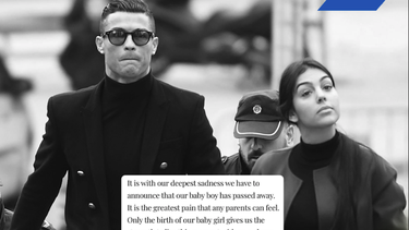 el dolor de cristiano ronaldo: murio uno de los gemelos que esperaba junto a georgina rodriguez