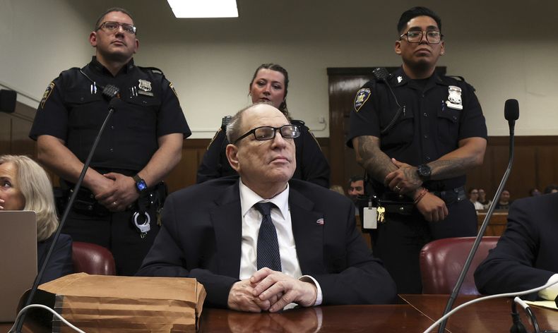 ARCHIVO - Harvey Weinstein comparece ante un tribunal penal de Manhattan para su nuevo juicio, el jueves 29 de mayo de 2025, en Nueva York. (Timothy A. Clary/Pool Photo via AP, archivo)