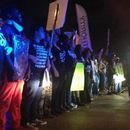 Manifestantes en Miami cierran el paso de la I-195