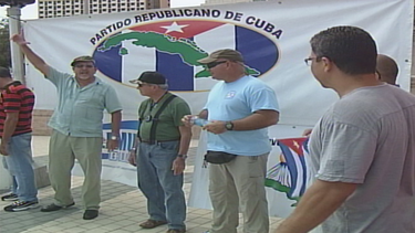 activistas del exilio cubano  protestaron en la sede de la onu durante el discurso de raul castro