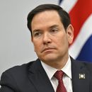 El secretario de Estado de Estados Unidos, Marco Rubio, durante una reunión al margen de la reunión de ministros de Asuntos Exteriores de la OTAN en la sede de la OTAN en Bruselas, el viernes 4 de abril de 2025. (Nicolas Tucat, Pool Photo via AP)