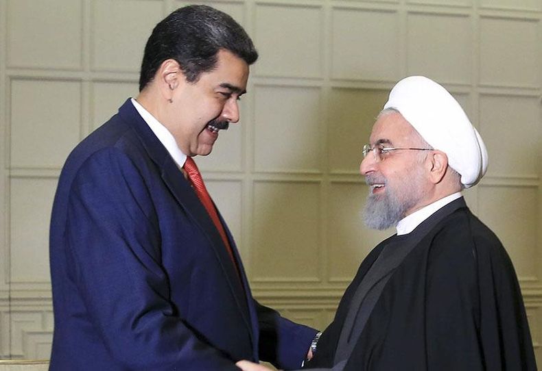 Atalayar_Nicolás Maduro, presidente Venezuela, Hasán Rohaní, presidente Irán.jpg