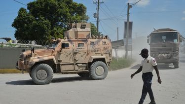 Fuerzas de seguridad en Puerto Príncipe, Haití, el 20 de octubre del 2026. . (AP foto/Odelyn Joseph)