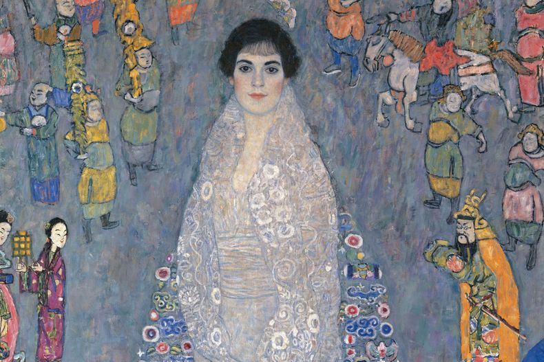 Esta imagen, distribuida por Sothebys muestra el cuadro de Gustav Klimt Bildnis Elisabeth Lederer (Retrato de Elisabeth Lederer), que alcanzó 236,4 millones de dólares en una subasta el 18 de noviembre de 2025 en Nueva York. (Sothebys vía AP)