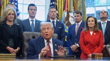 El presidente Donald Trump en el Despacho Oval, en la Casa Blanca, en Washington, el 3 de diciembre del 2025. (AP foto/Evan Vucci)
