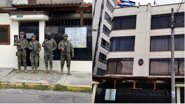 Ecuador despliega militares en la Embajada de Cuba en Quito tras expulsión del cuerpo diplomático