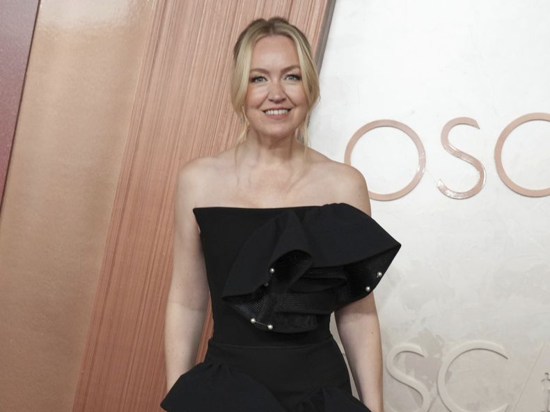 ARCHIVO - Lynette Howell Taylor llega a los Oscar en Los Ángeles el 2 de marzo de 2025. (Foto Jordan Strauss/Invision/AP, archivo)