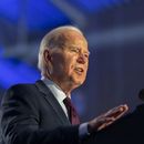 El presidente Joe Biden durante un evento de campaña, el domingo 4 de febrero de 2024, en Las Vegas. (AP Foto/Stephanie Scarbrough)