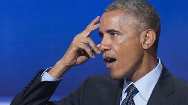 americateve | El presidente de Estados Unidos Barack Obama hablando ante la Iniciativa Global Clinton en Nueva York el 23 de septiembre del 2014. En la ocasi&oacute;n dijo que el disidente venezolano Leopoldo L&oacute;pez merec&iacute;a ser liberado y elogi&oacute; a B