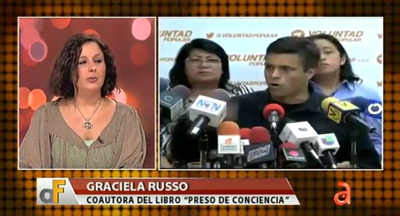 Su autora Graciela Russo estuvo en los estudios de Américateve y dialogó con la autora. Fue repudiado por el oficialismo.