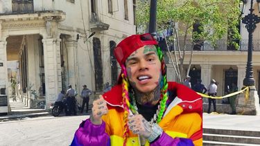 despues de la lluvia de dolares, la policia cubana cerca el hotel donde se hospeda tekashi 6ix9ine