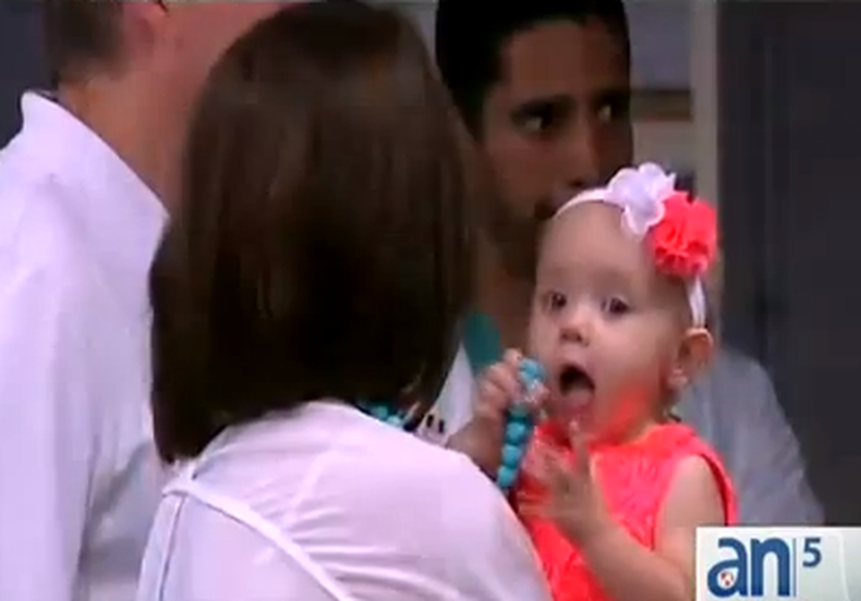 Esta es la historia de Makinley, una pequeñita que está viva gracias a la generosidad de una medre que perdió a su hijo de un balazo.