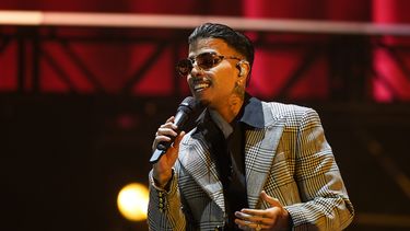 El cantante puertorriqueño Rauw Alejandro durante su concierto en el Coca-Cola Flow Fest en la Ciudad de México el sábado 23 de noviembre de 2024. (Foto AP/Félix Márquez, archivo)