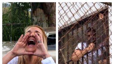 americateve | Miembros de seguridad de Ramo Verde alegaron que López tiene una prohibición de visitas. A Lilian Tintoti y a los padres del dirigente también se les impidió el acceso .