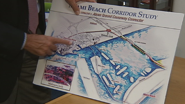 proyecto de tren desde en miami a miami beach