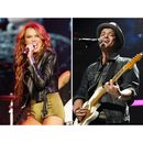 Esta combinación de fotos muestra a Miley Cyrus actuando en el festival de música Rock in Rio en Lisboa el 29 de mayo de 2010, a la izquierda, a Bruno Mars actuando en el concierto Z100 Jingle Ball en Nueva York el 10 de diciembre de 2010, en el centro, y a Rihanna actuando en los American Music Awards el 21 de noviembre de 2010. (Foto AP)