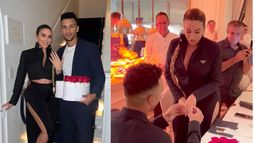 pelotero cubano victor victor mesa pide matrimonio a nayer